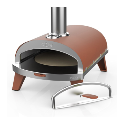 Domestic Pizza Pellet Oven Ziipa Piana Terracotta